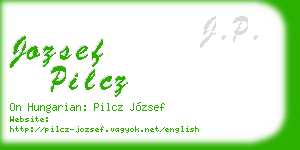 jozsef pilcz business card